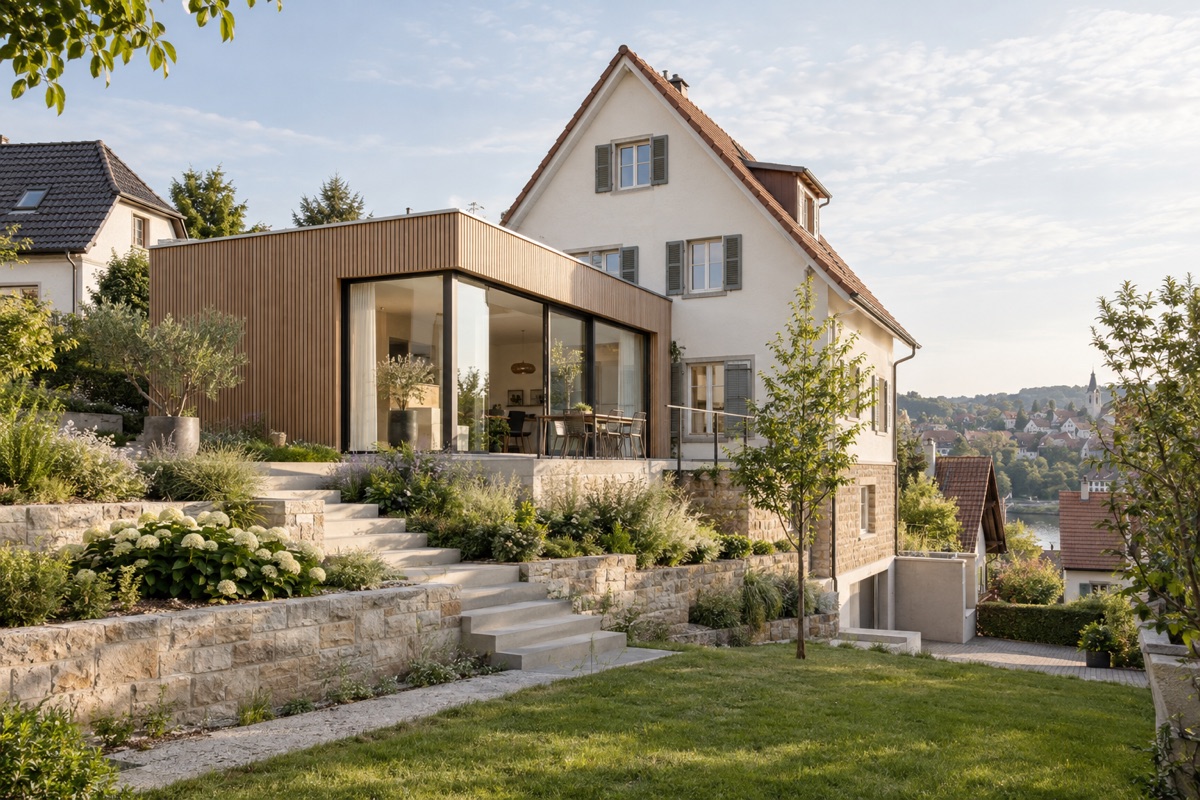 Bietigheim-Bissingen – Bietigheim-Bissingen: KI-Architekturvisualisierung einer möglichen Umsetzung für Umbau, Erweiterung und Neubau | Axel Maisenhelder Architekt Dipl.Ing.(FH), 01711291188 | Umbau, Anbau, Sanierung Bietigheim-Bissingen: KI-Architekturvisualisierung einer möglichen Umsetzung für Umbau, Erweiterung und Neubau